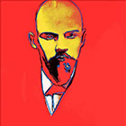 Картина Красный Ленин Энди Уорхол