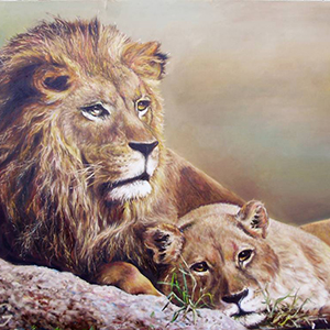картина льва
