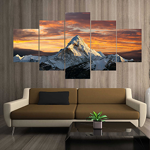 Картины с горами для интерьера офиса и дома